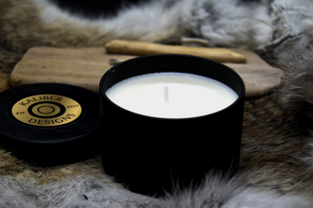 Whiskey and Gunpowder Candle